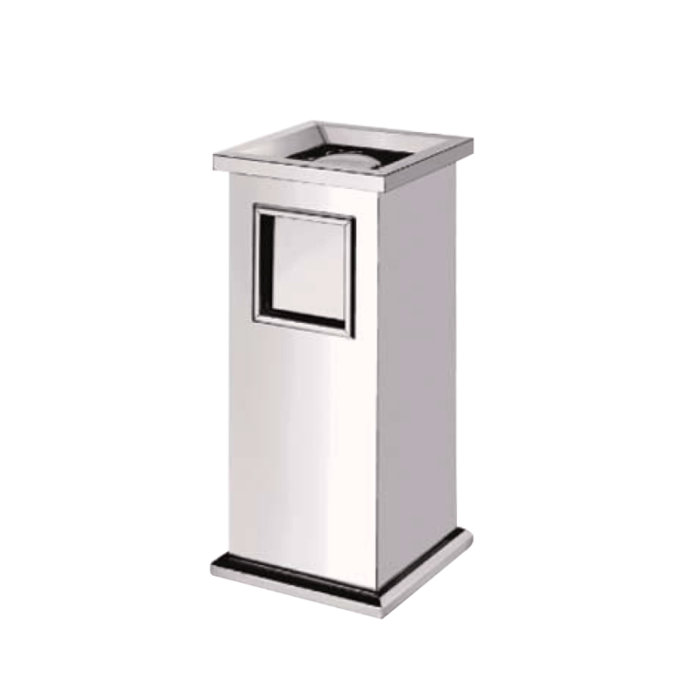 Thùng rác inox vuông cao cấp A2 - thùng đựng rác inox Vietbin