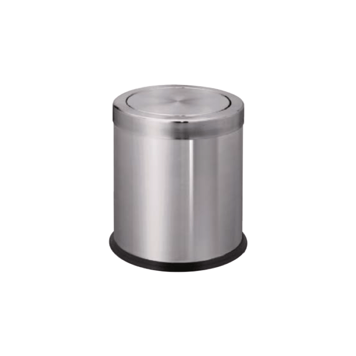 Thùng rác inox tròn nắp lật Vietbin A36-H