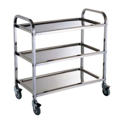 Xe đẩy inox 3 tầng Xe đẩy inox 3 tầng