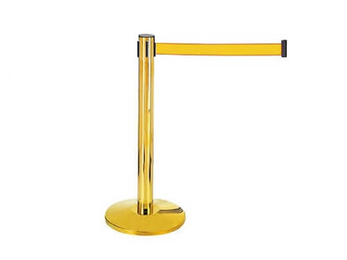Cột chắn inox dây căng mạ vàng