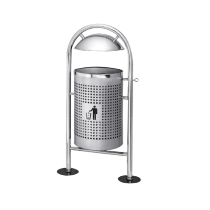 Thùng rác inox ngoài trời A37-H