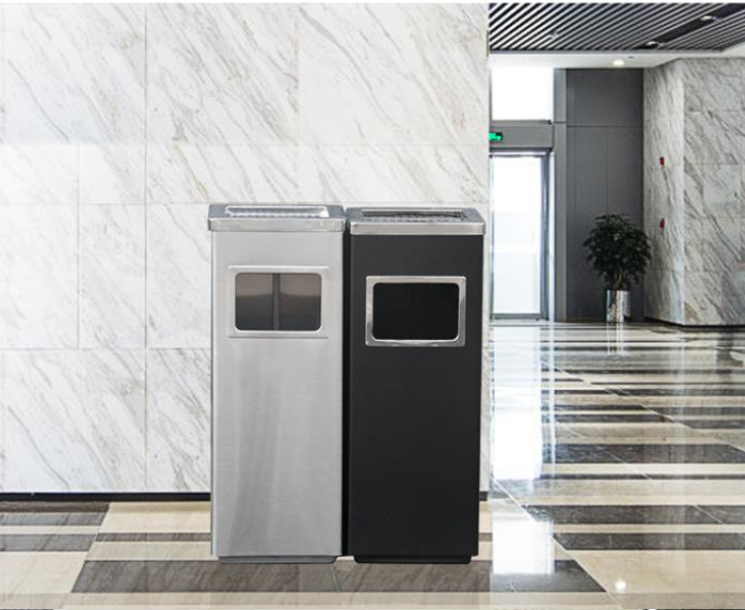 Thùng rác inox có gạt tàn là gì ? Sự lựa chọn thông minh cho mọi không gian sống