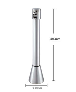 Trụ inox gạt tàn thuốc lá công cộng 129-K