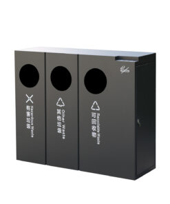 Cụm 3 thùng rác để nơi công cộng Vietbin VB-GB45