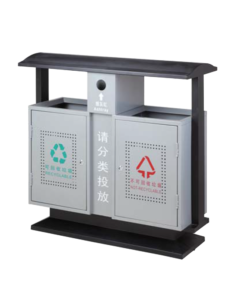 Thùng rác ngoài trời 2 ngăn A58-C