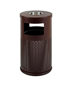 Thùng rác tròn để nơi công cộng A80 - thùng rác ngoài trời Vietbin