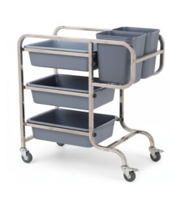 Xe dọn bát đĩa bẩn cho nhà hàng, khách sạn VB TA03