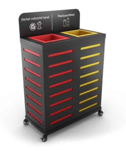 Thùng rác 2 ngăn phân loại rác thải Vietbin – VB-2AND