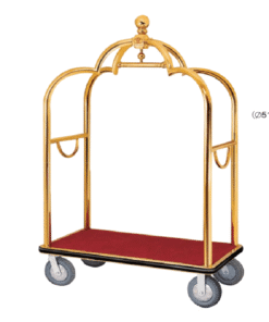 Xe đẩy hành lý mạ vàng VB-D2A – xe đẩy hành lý cho khách sạn