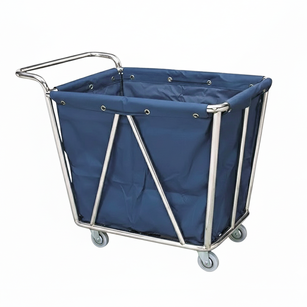 xe dọn đồ giặt là, đồ dơ, ga gối cho khách sạn VB E4-C2