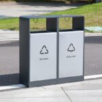 Thùng Rác 2 Ngăn: Giải Pháp Phân Loại Rác Thải Văn Minh Cho Không Gian Công Cộng